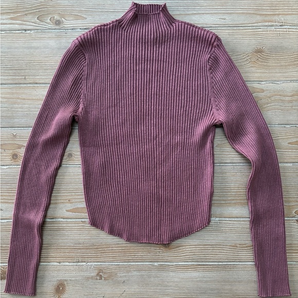Arizona Jean Company Tops - ribbed mock neck long sleeve top